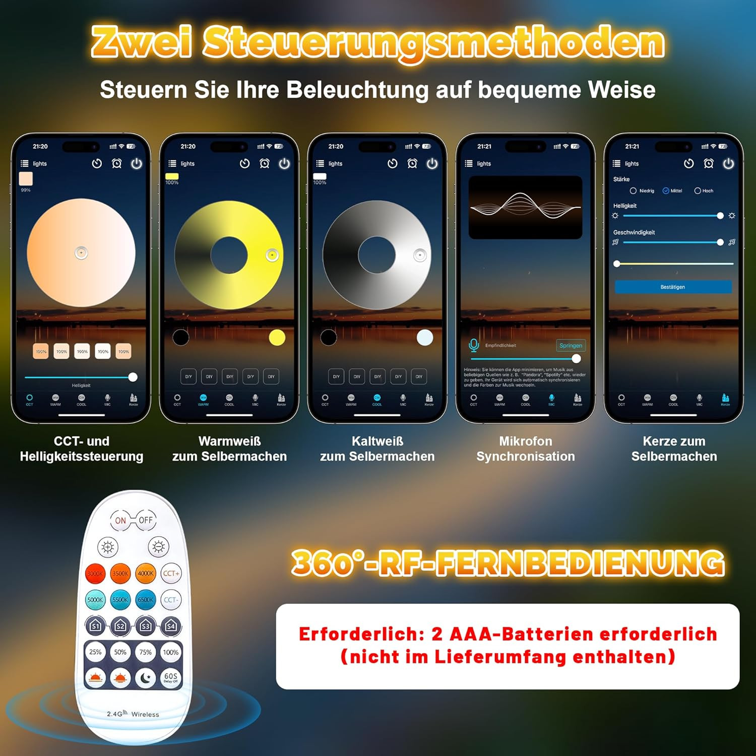 Streifen-set Multicolor Simplex Bild3