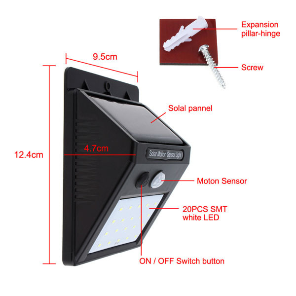 Wandleuchte Solar 2