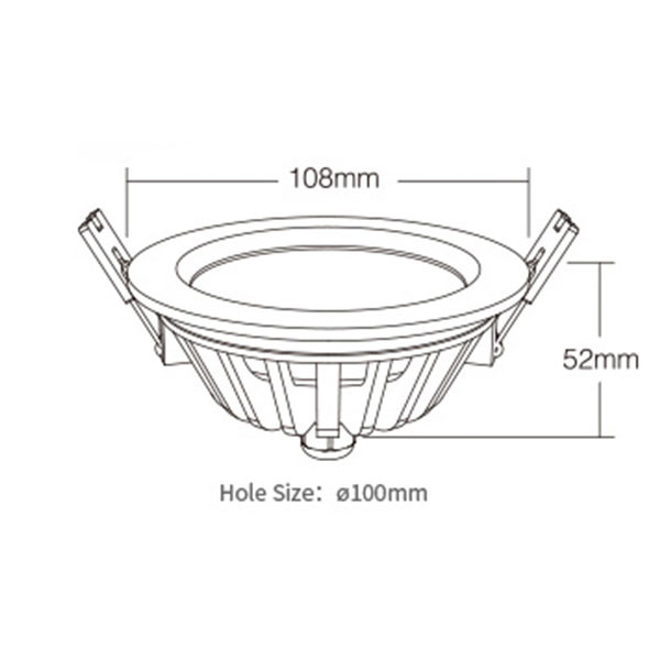 Milight Einbauspot 6W Ip54 Bild3