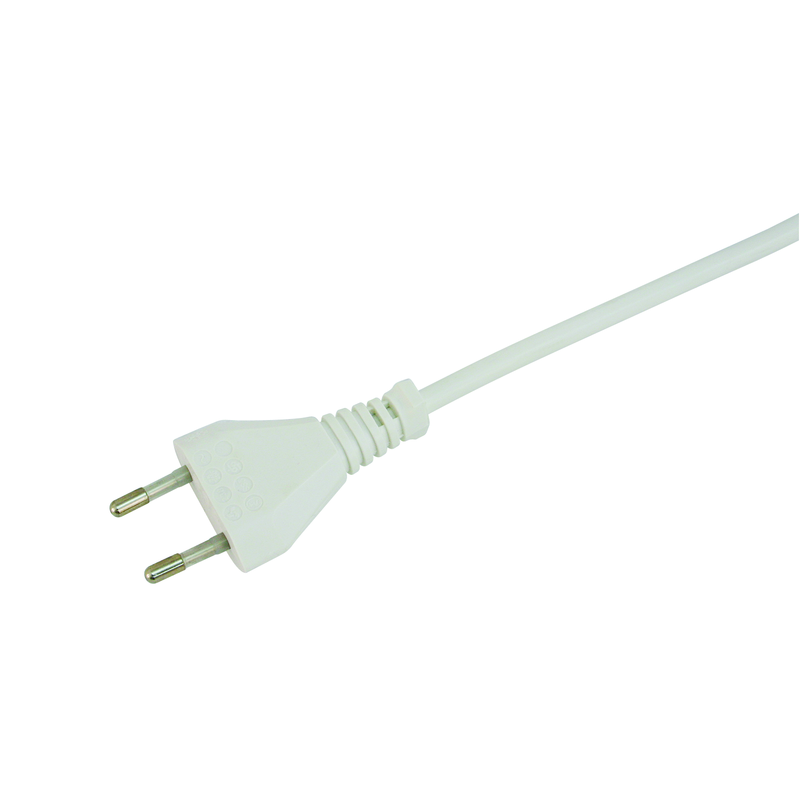 TDLF-Netzkabel 3m 2x0.75mm2 weiss