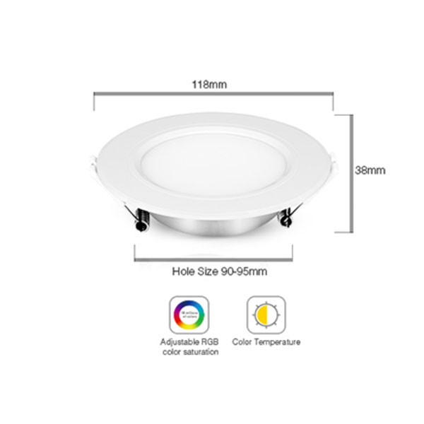 Milight Einbauspot 6W Rgbw Bild3