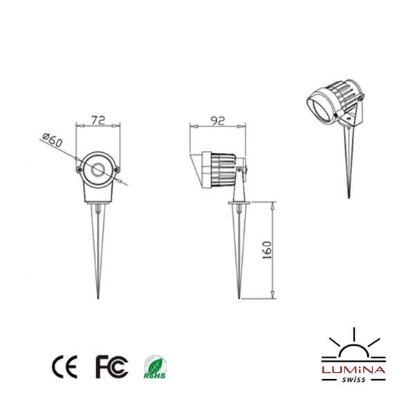 Gartenspot 5w 3