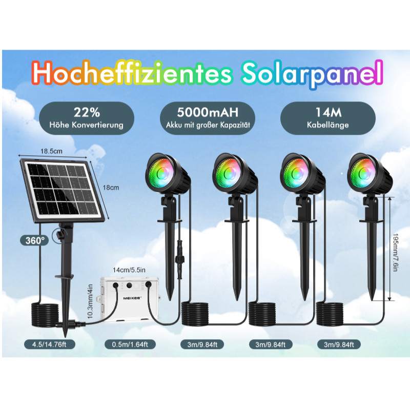 Gartenspot Solar 3